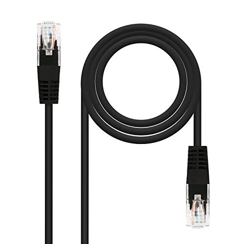 Nanocable 10.20.0105-BK - Ethernet Netzwerkkabel RJ45, Cat5e UTP AWG24, Schwarz, 5.0 mts von NANOCABLE