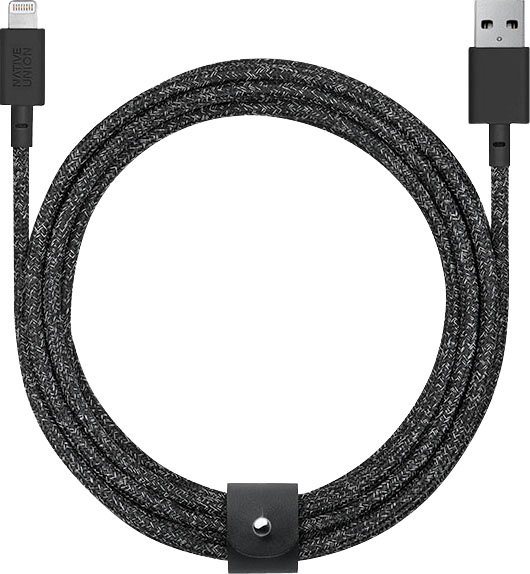 NATIVE UNION Gürtelkabel XL (USB-A auf Lightning) Smartphone-Kabel, Lightning, USB Typ A (300 cm) von NATIVE UNION