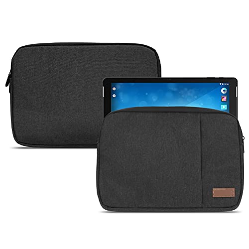 NAUC Schutzhülle kompatibel für Lenovo ThinkPad X12 Detachable 12.3' Hülle Tasche in Grau Blau oder Schwarz Case Cover, Farbe:Schwarz von NAUC