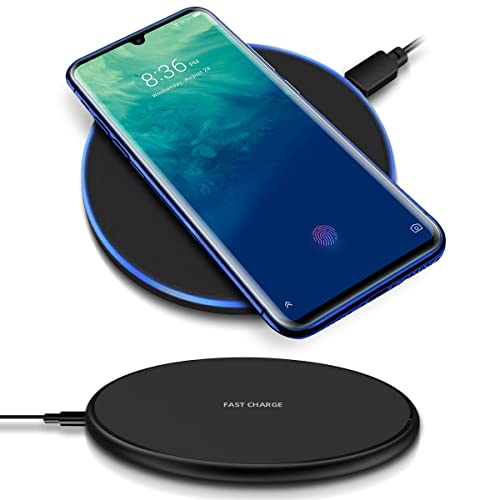 QI Wireless Ladestation kompatibel für ZTE Axon 10 Pro / 9 Pro Kabellos Charger Induktives Universal Schnellladegerät von NAUC