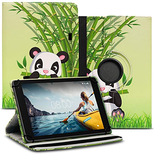 NAUCI Tablet Hülle kompatibel mit Bufo TP1040 TP1036 MB1001 Tasche Schutzhülle Case Universal Cover 10,1 Zoll aus Kunst-Leder Standfunktion 360° Drehbar, Farbe:Motiv 12 von NAUCI