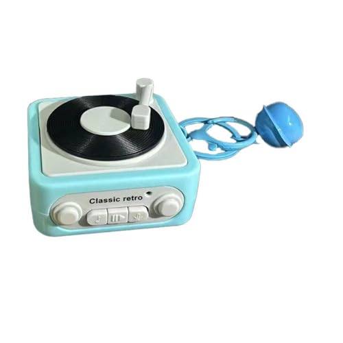 Mini Retro Bluetooth Leicht Bluetooth Grammophone Freund Geschenkbox Player K9A5 Niedlicher Lautsprecher Reise F Schlüsselanhänger Musik von NAUXIU