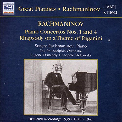 Great Pianists Edition - Sergej Rachmaninoff (Rachmaninoff spielt Rachmaninoff: Aufnahmen 1939-1941) von NAXOS