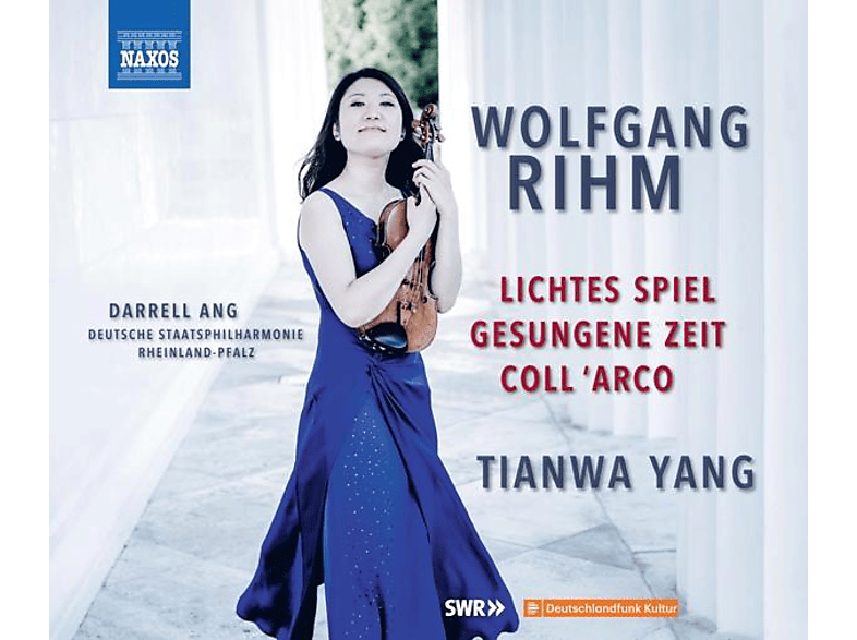 Tianwa Yang, Deutsche Staatsphilharmonie, Darrell Ang - Gesungene Zeit/Lichtes Spiel/Coll'Arco (CD) von NAXOS