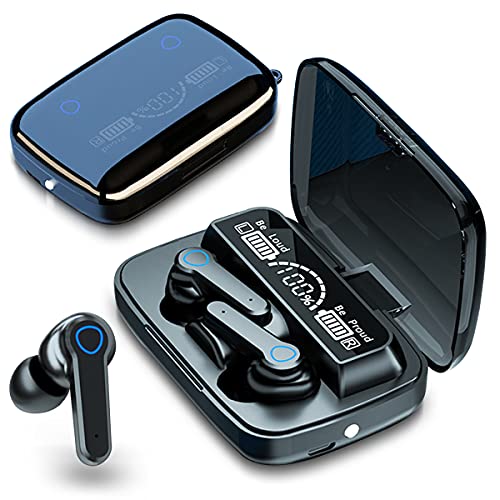 Kopfhörer Bluetooth kompatibel für Samsung Galaxy M52 5G In-Ear TWS Ohrhörer Kabellos Wireless Headset Touch Control LED Anzeige von NAmobile