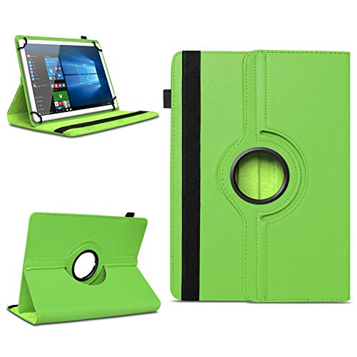 NAmobile Tablet Tasche kompatibel mit Teclast T50 / T50 Pro / T45HD / T40 Air / T40 Pro Schutzhülle Kunstleder Hülle Standfunktion 360° Drehbar Cover Universal 10,36 10,4 11 Zoll Case, Farben:Grün von NAmobile