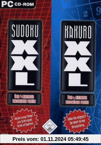 Sudoku XXL/Kakuro XXL - Bundle von NBG EDV Handels & Verlagsgesellschaft