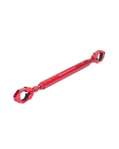 NBHGFF Handy-Halterung Am Lenker Für Suzuki Für Yamaha Universal 25mm - 28mm Hand Motorrad Stärken Balance Lenker Querlatte Telefon Halter Bar Handy-GPS-Halterung(-02-red) von NBHGFF