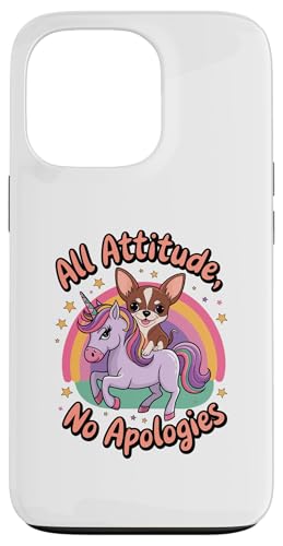 Hülle für iPhone 13 Pro Niedlicher Chihuahua Reiteinhorn Haustierbesitzer lustiger Chihuahua von NCM Chihuahua Dog Lover Designs