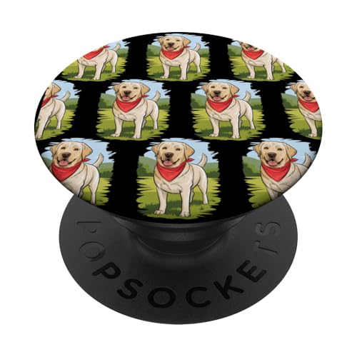 Labrador Outdoor Lustiger Laborhund PopSockets Klebender PopGrip von NCM Labrador Retriever Dog