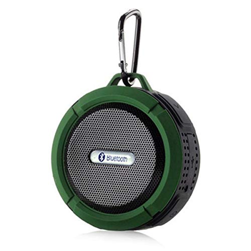 Bluetooth-Dusch-Lautsprecher, wasserdicht, kabellos, Bluetooth-Lautsprecher, tragbarer wiederaufladbarer Reiselautsprecher mit Subwoofer, eingebautem Mikrofon, Saugnapf, Mini-Stereo-Lautsprecher für von NCONCO