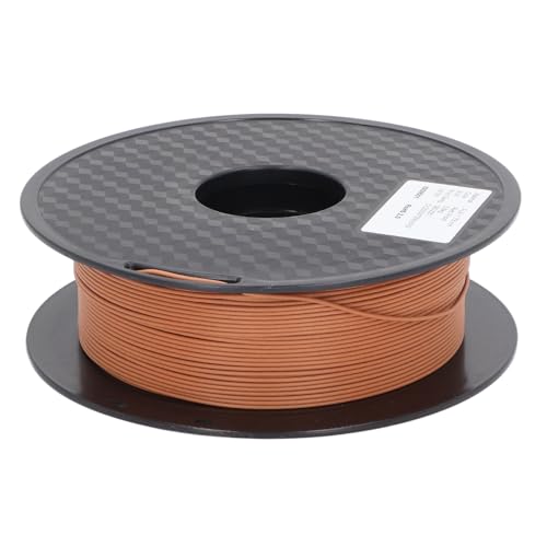 NDNCZDHC PLA-Filament, 1,75 mm, 3D-Drucker-Filament, rote Holzfarbe, Filamentspule, 3D-Druck-Verbrauchsmaterial von NDNCZDHC