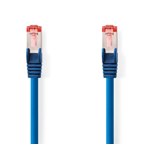 NEDIS Cat 6 Kabel | RJ45 (8P8C) Stecker | RJ45 (8P8C) Stecker | SF/UTP | 0.50 m | rund | PVC LSZH | Blau | Plastikbeutel von NEDIS