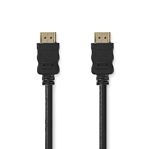 NEDIS High Speed ​​HDMI ™ Kabel mit Ethernet | HDMI™ Stecker | HDMI™ Stecker | 4K@30Hz | 10.2 Gbps | 20.0 m | rund | PVC | Schwarz | Aufhänger von NEDIS