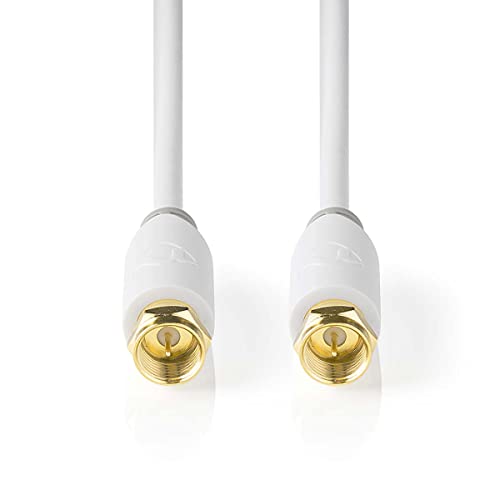 NEDIS Satelliten- und Antennenkabel | F-Stecker | F-Stecker | Vergoldet | 75 Ohm von NEDIS