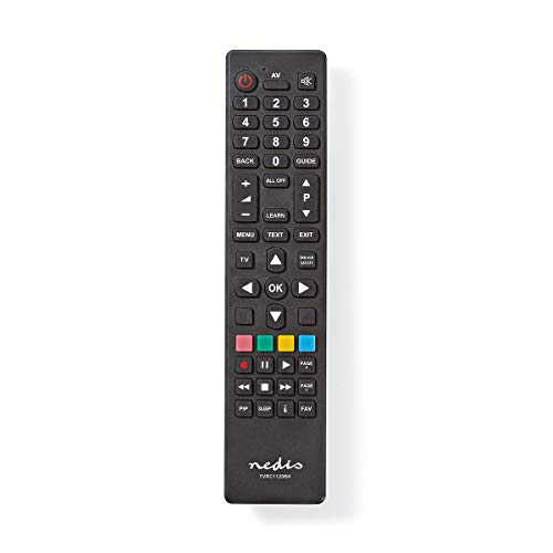 NEDIS Universal-FernbedienungProgrammierbar2 GeräteClear Lay-OutInfrarotSchwarz Schwarz TVRC1120BK von NEDIS