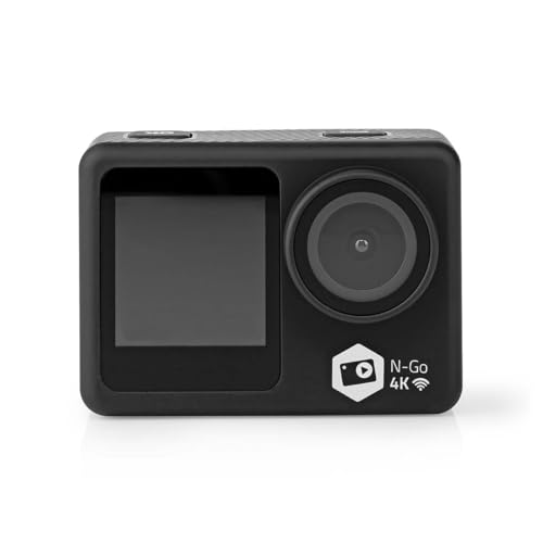 Nedis Action Cam | 4K@30fps | 16 MPixel | Wasserdicht bis: 30.0 m | 90 min | Wi-Fi | App erhältlich für: Android™ / IOS | Inkl. Halterung | Schwarz von NEDIS