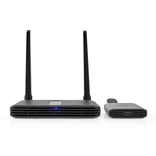 Nedis Wireless HDMI ™ Übertrager | WLAN | 2400-5000 MHz | 30.0 m (Sichtlinie) | Maximale Auflösung: Full HD 1080p | 1.65 Gbps | IR-Rücksendefunktion | Grau von NEDIS