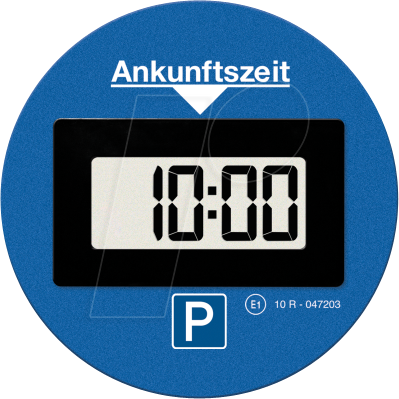 PARKLITE ONE BL - KFZ - Elektr. Parkscheibe PARK LITE One, rund, blau von NEEDIT