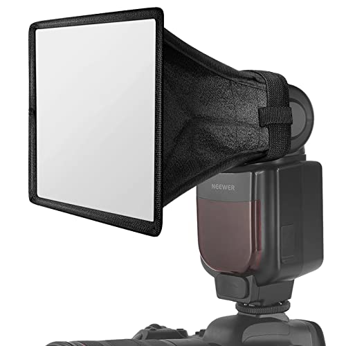 NEEWER Blitzdiffusor Licht Softbox 5" x 4", Universal, zusammenklappbar mit Aufbewahrungstasche Kompatibel mit Canon Nikon Sony Godox Yongnuo NEEWER Speedlight von NEEWER