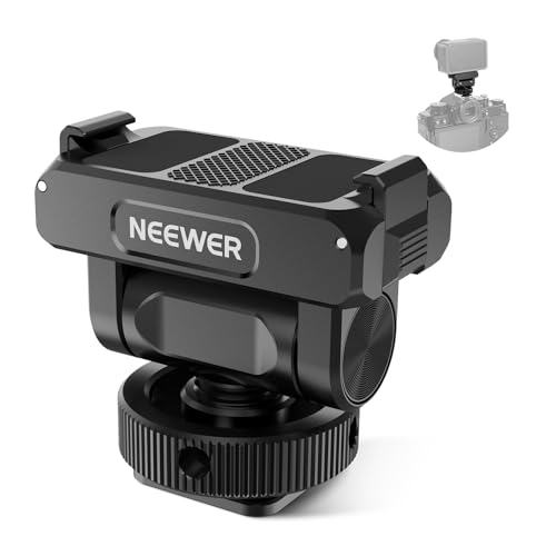 NEEWER Halterung Adapter für Action 5 Pro magnetische Schnellwechsel 160° Neigungs Action Kamera Adapterhalterung mit Cold Shoe 1/4" Gewinde für DJI Osmo Action 5 Pro Action 4 Action 3 AC012 von NEEWER