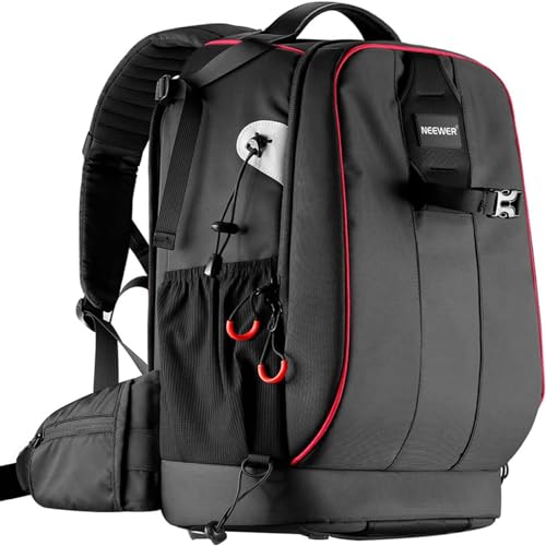 Neewer Pro wasserdicht stoßfest Verstellbarer gepolsterter Kamera Rucksack Tasche mit Diebstahlschutz Zahlenschloss für DSLR DJI Drone Stative Flash Objektiv und andere Zubehör von NEEWER