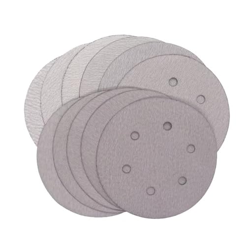 NEFLUM 6 -Zoll -Haken- Und Schleifen -Schleifpapier 6 Loch 40 Stk Schleifpapier Sortiert 60/80/100/120/180/240/320/400 Körnchen Zum Polieren Von Metallholz,100 NEFLUM 6 -Zoll -Haken- Und Schleifen -Schleifpapier 6 Loch 40 Stk Schleifpapier Sortiert 60/80/100/120/180/240/320/400 Körnchen Zum Polieren Von Metallholz,100 von NEFLUM