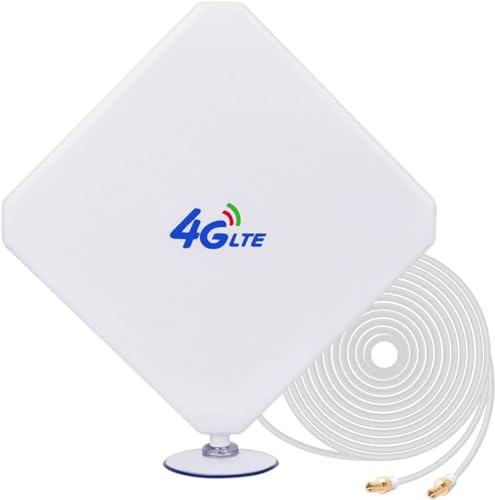 TS9 4G Hochleistungs LTE Antenne 35dBi Netzwerk Ethernet Verstärker-Antenne Omnidirektionale Antenne Signalverstärker Verstärker für E5372 E392 R212 etc… von NETVIP