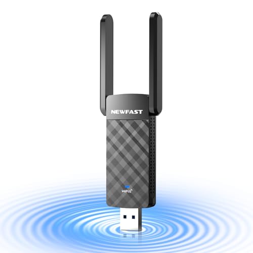 NEWFAST WiFi-Adapter AX1800 für Desktop-PC von NEWFAST