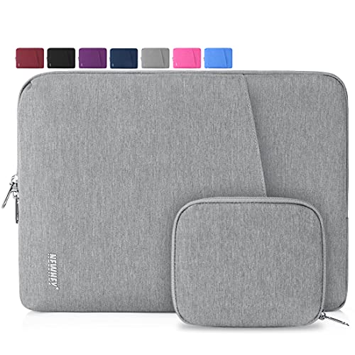 NEWHEY Laptophülle 14 Zoll Stoßfest Laptop Notebook Tasche Hülle Wasserdicht Schutzhülle Sleeve Case Kompatibel 14 mit Klein Fall Grau von NEWHEY