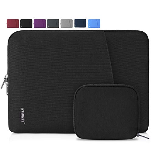 NEWHEY Laptophülle 14 Zoll Stoßfest Laptop Notebook Tasche Hülle Wasserdicht Schutzhülle Sleeve Case Kompatibel 14 mit Klein Fall Schwarz von NEWHEY