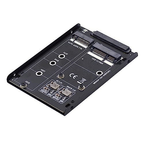 NFHK Dual MSATA NGFF B+M SSD-Karte JBOD Raid0 Span Bridge auf 2,5 Zoll SATA Combo HDD Festplattengehäuse von NFHK