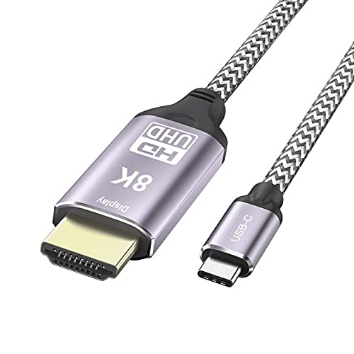 NFHK USB4 USB-C Type-C Source to HDMI 2.0 Display 8K UHD 4K DP to HDMI Male Monitor Cable Connector 1.8m 6ft von NFHK