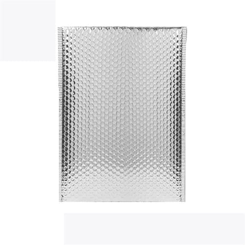 Luftpolstertaschen Luftpolsterumschläge, 100 Stück, Geschenkumschläge, Taschen for Verpacken, Luftpolstertaschen, gepolsterte Umschläge, wasserdichte Verpackungstaschen, dicke Versandtaschen(Silver,15 von NFOQRVKW