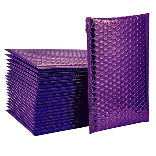 Luftpolstertaschen Luftpolsterumschläge Kleinunternehmensbedarf Versandverpackung Luftpolster Luftpolsterumschläge Taschen for Verpacken von Produkten Versandtaschen Versandtaschen(Purple,18 * 23cm) von NFOQRVKW