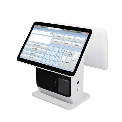 Registrierkasse, Supermarkt 15,6 Zoll Touchscreen Pos System Registrierkasse,für Kassensysteme, Kleinunternehmen, Einzelhandel von NGBFF