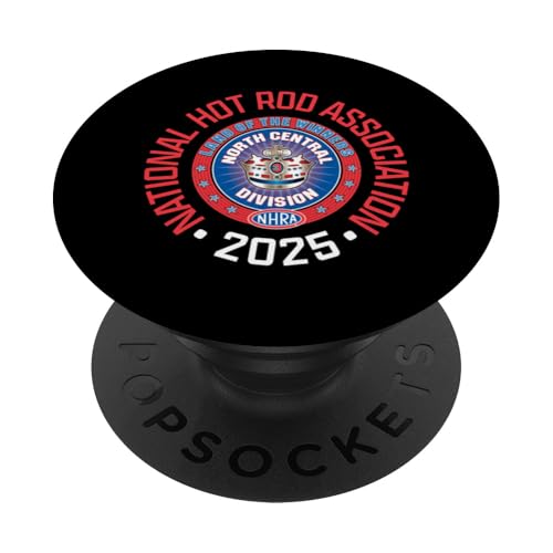 Kreislogo der NHRA North Central Division PopSockets Klebender PopGrip von NHRA Originals