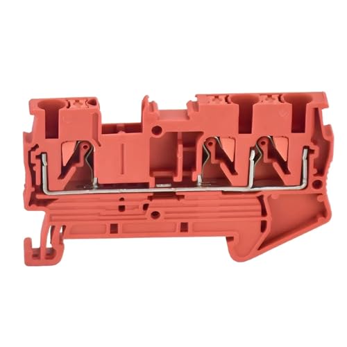 50 stücke PT 2,5-Twin 3 Din-schiene Terminal Block Montieren Leiter Push In Frühling Schraubenlose Durchführung Draht Stecker(ORANGE) von NIJLTCRBK