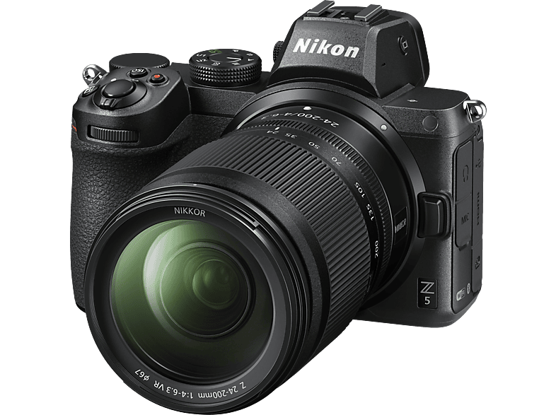 NIKON Z 5 Kit 24-200 mm Systemkamera mit Objektiv mm, 8 cm Display Touchscreen, WLAN von NIKON