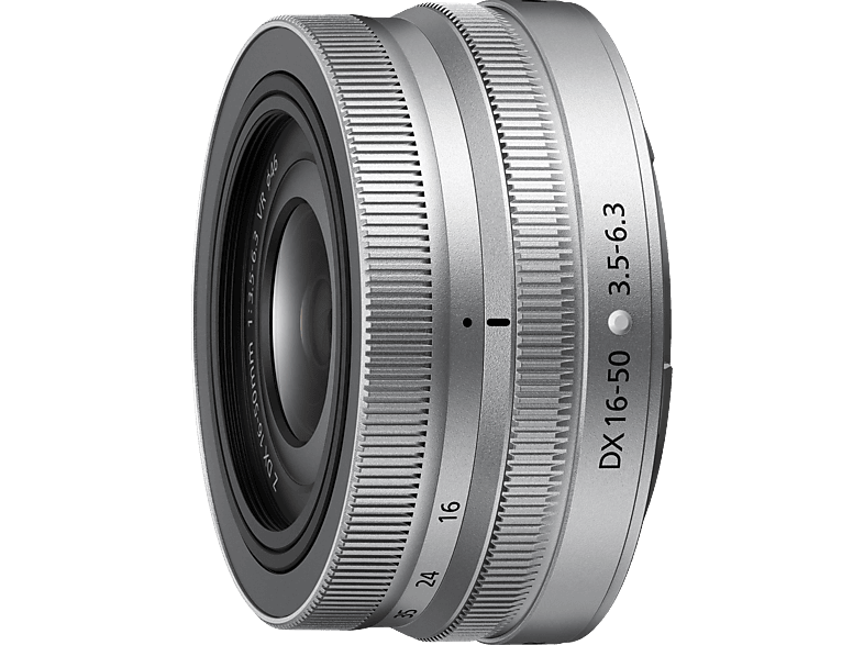 NIKON Z DX 16 mm - 50 f./3.5-6.3 VR (Objektiv für Nikon Z-Mount, Silber) von NIKON