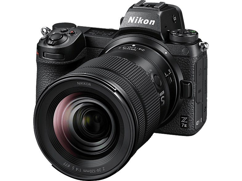 NIKON Z7 II Kit Systemkamera mit Objektiv 24-120 mm, 8 cm Display Touchscreen, WLAN von NIKON