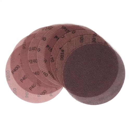 NINHFTDROU Sanding Discs Mesh-Schleifscheiben 9 Zoll Klettnetz 60-1000 Körnung Staubfreie Schleifpads for Auto Holz Trockenbau Metall Polieren Schleifen(800) von NINHFTDROU