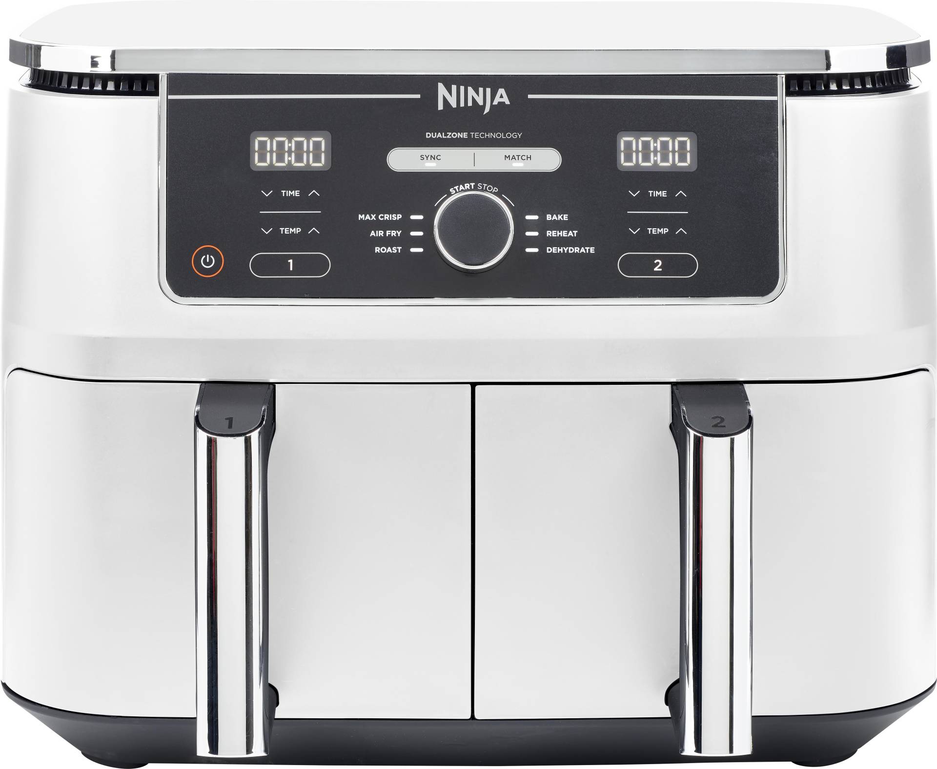 NINJA AF400EUWH Foodi Max Dual Zone Heissluftfritteuse 2470 Watt Weiß von NINJA