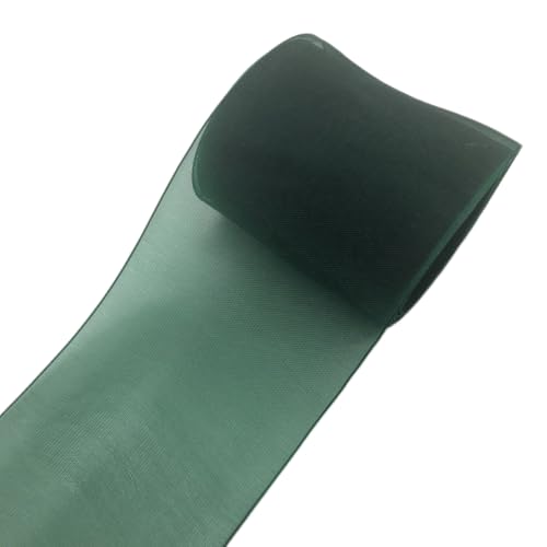 NIUSABOU 5cm x 4,5m Geschenkband Spitzenbordüre Schneegarn Spitzenbesatz Dekoband Spitzenbordüren Tüllband Bänder for Nähen, Hochzeit, Geburtstag(Dark Green) von NIUSABOU