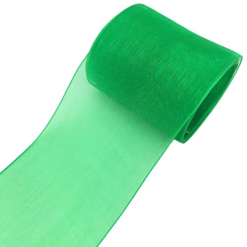 NIUSABOU 5cm x 4,5m Geschenkband Spitzenbordüre Schneegarn Spitzenbesatz Dekoband Spitzenbordüren Tüllband Bänder for Nähen, Hochzeit, Geburtstag(Fruit Green) von NIUSABOU