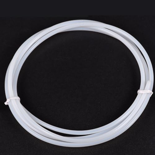 Polytetrafluorethylen-Schneidmaschine 1,5 m PTFE-Schlauch, multifunktionaler weißer 3D-Drucker-PTFE-Schlauch, PTFE-Rohrschlauch ID 0,8 1 1,5 1,6 1,8 2 2,5 3 4 4,35 5 6 mm(2.5mmx2.9mm) von NIUSABOU