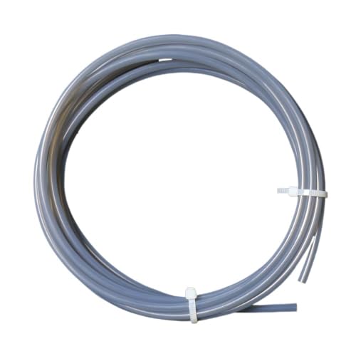 Polytetrafluorethylen-Schneidmaschine Weiß/Grauer 3D-Drucker-PTFE-Schlauch, 1/4 m 2,5 mm * 4 mm 3D-Druck-PTFE-Schlauch, 1,75 mm PTFE-Filament for P1P AMS A1 Mini-Schlauch(Grey,1 meter) von NIUSABOU