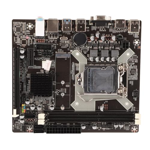 H81 LGA1550 DDR3 Basisplatte mit 2,0 USB 2.0 -Unterstützung, Dual VGA+Output, Ideal für die Desktop -PC -Kompilierung mit Zentraler Grafikkarte von NIZUUONE