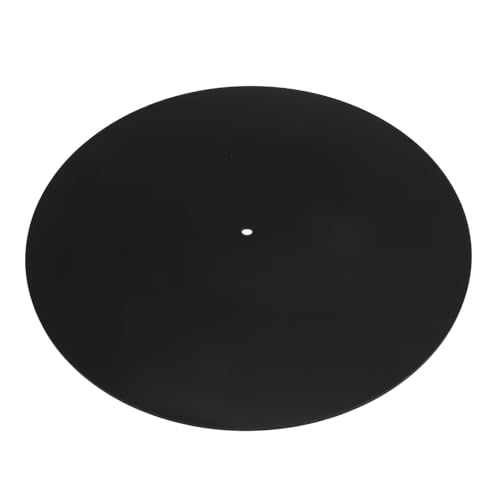 Plattenspieler -Matte, Anti -Statik -Rausch -Reduktion Acryl -Plattenspieler Slipmat für 12 -Zoll -Plattenspieler (Black) von NIZUUONE