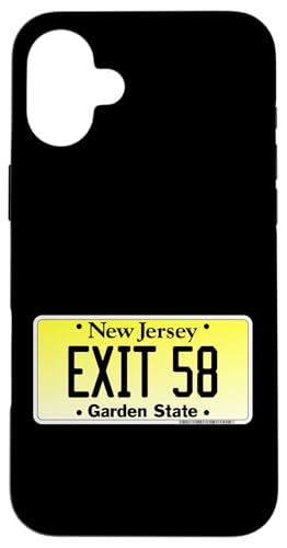 Hülle für iPhone 16 Plus New Jersey NJ GSP Parkway Nummernschild Exit 58 von NJ New Jersey Garden State Parkway Apparel